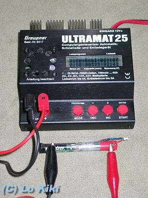 Batterie en cours de test